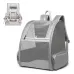 Рюкзак для переноски домашних питомцев CosmoPet CP-42 41х28х35 см Серый (3_06410)
