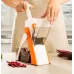 Ручная овощерезка-мультислайсер для овощей и фруктов Brava Spring Slicer 3 лезвия Оранжево-белый (2104618551)