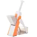 Ручная овощерезка-мультислайсер для овощей и фруктов Brava Spring Slicer 3 лезвия Оранжево-белый (2104618551)