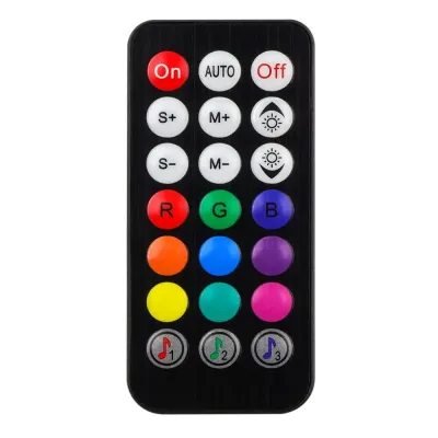 Світлодіодна лампа торшер Wuw RGB DX23012-IR 10 Вт Чорний (35243_3345492)
