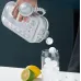 Портативна силіконова форма для льоду No Brand ICE Cube Tray пляшка 2в1 на 17 кульок Білий (2104618556)