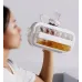 Портативна силіконова форма для льоду No Brand ICE Cube Tray пляшка 2в1 на 17 кульок Білий (2104618556)