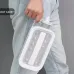 Портативна силіконова форма для льоду No Brand ICE Cube Tray пляшка 2в1 на 17 кульок Білий (2104618556)