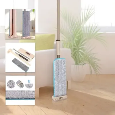 Швабра з віджиманням OPT-TOP Spin Easy Mop 360 мікрофібра телескопічна ручка Бежевий (2104618573) Швабра з віджиманням OPT-TOP Spin Easy Mop 360 мікрофібра телескопічна ручка Бежевий (2104618573)