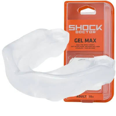 Капа взрослая Shock Doctor Gel Max 11+ Clear (6190-TC-AD) Капа взрослая Shock Doctor Gel Max 11+ Clear (6190-TC-AD)