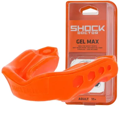 Капа взрослая Shock Doctor Gel Max 11+ Orange (6130-OR-AD) Капа взрослая Shock Doctor Gel Max 11+ Orange (6130-OR-AD)