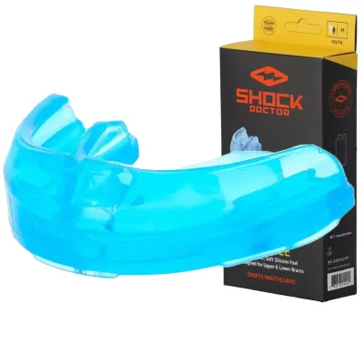 Капа под брекеты взрослая Shock Doctor Single Braces 12+ Blue (4100-BLU-AD) Капа под брекеты взрослая Shock Doctor Single Braces 12+ Blue (4100-BLU-AD)