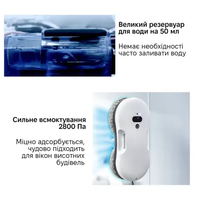 Робот для мойки окон Inspire RN2-17 2 распылителя White