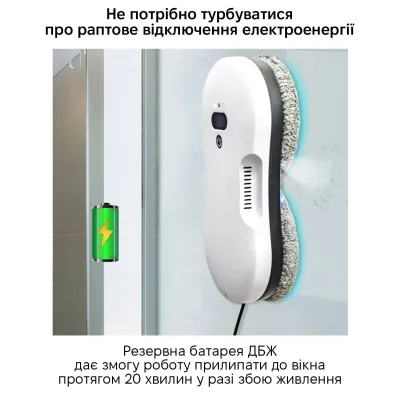 Робот для мойки окон Inspire RN2-17 2 распылителя White