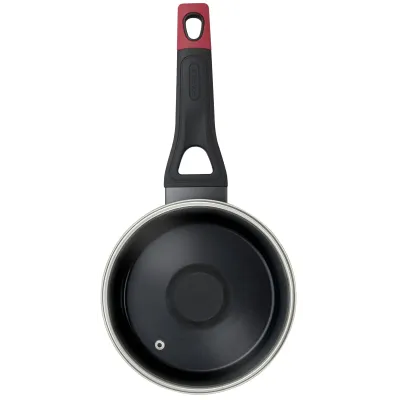 Ківш Pyrex Optima 1.6 л 18 см Чорний (7120897) Ківш Pyrex Optima 1.6 л 18 см Чорний (7120897)