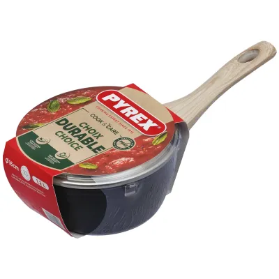 Ковш Pyrex Cook&Care 1.2 л 16 см Черный (7120910)