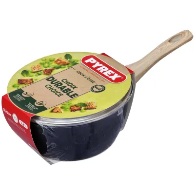 Ківш Pyrex Cook&Care 2.2 л 20 см Чорний (7120912)