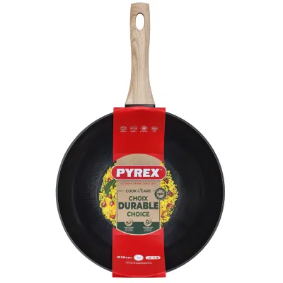 Сковорода WOK Pyrex Cook&Care 28 см Черный (7120915) Сковорода WOK Pyrex Cook&Care 28 см Черный (7120915)