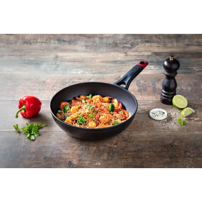 Сковорода WOK Pyrex Optima 28 см Черный (7120926)