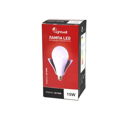 Лампа LED акумуляторна Lightwell Е27 LW-EMB-15W (302580)