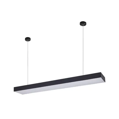Светильник линейный Lightwell LW-LINE-60W-B 3000K 120x30x5.5 см Черный (303125)