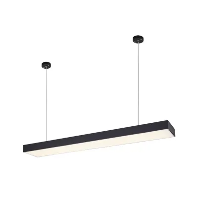 Светильник линейный Lightwell LW-LINE-60W-B 3000K 120x30x5.5 см Черный (303125)