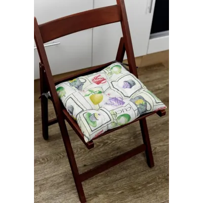Подушка на стул Прованс CUPCAKE Violet 40х40 см Разноцветный