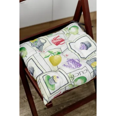 Подушка на стул Прованс CUPCAKE Violet 40х40 см Разноцветный