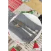 Набор салфеток Прованс Merry Christmas 35х45 см Серый 3 шт