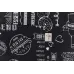 Скатертина на стіл Прованс Breakfast black 120х136 см Різнокольоровий