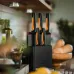 Набір кухонних ножів Fiskars Functional Form 6 предметів Чорний (1057554)