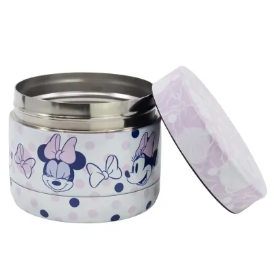 Термос для еды Stor Minnie Mouse 0.360 л Розово-белый (74494) Термос для еды Stor Minnie Mouse 0.360 л Розово-белый (74494)