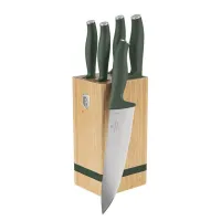 Набор ножей Berlinger Haus Matte Green 6 предметов Зеленый (BH-2751)