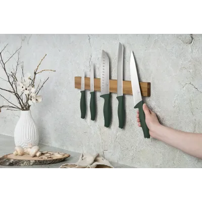 Набір ножів Berlinger Haus Matte Green 6 предметів Зелений (BH-2978)