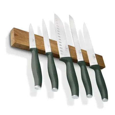 Набір ножів Berlinger Haus Matte Green 6 предметів Зелений (BH-2978)