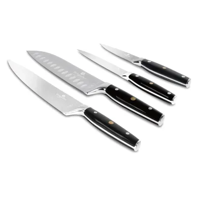 Набір ножів Berlinger Haus Matte Black Collection 4 шт Чорний (BH-3135)