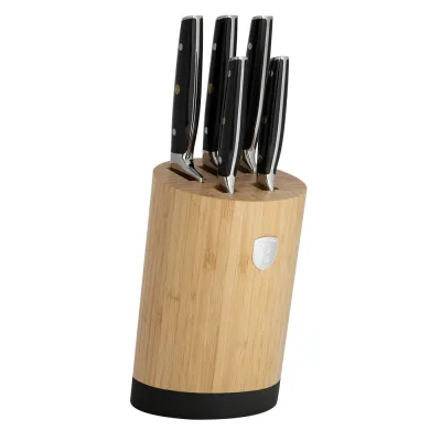 Набір ножів Berlinger Haus Matte Black Collection 6 предметів Чорний (BH-3136)