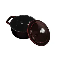 Порційна кастрюля Berlinger Haus Metallic Line Burgundy Edition 10 см 0.31 л Бордовий (BH-6495)