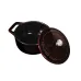 Порційна кастрюля Berlinger Haus Metallic Line Burgundy Edition 10 см 0.31 л Бордовий (BH-6495)