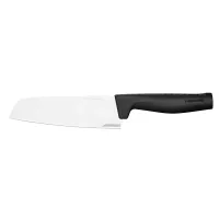 Кухонный нож Сантоку Fiskars Hard Edge 16 см Черный (1051761)