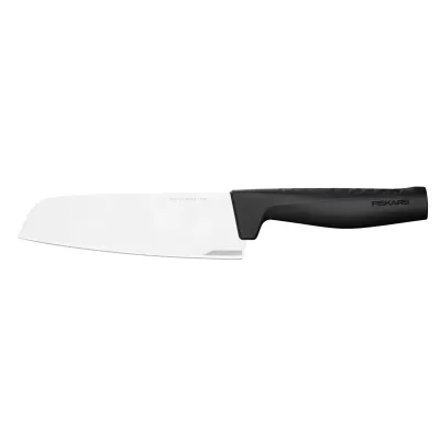 Кухонний ніж Сантоку Fiskars Hard Edge 16 см Чорний (1051761)