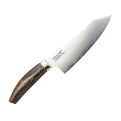 Кухонный нож сантоку Suncraft Elegancia 17.5 см Коричневый (KSK-05)