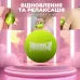 Массажный силиконовый мяч PowerPlay PP-4354 Silicone Lacrosse Ball 6.5 см Зеленый