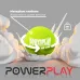 Массажный силиконовый мяч PowerPlay PP-4354 Silicone Lacrosse Ball 6.5 см Зеленый