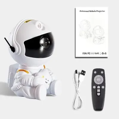 Ночник-проектор XO із проекцією зоряного неба CF4 mini Astronaut Sky White 5 Вт Білий (36958_3609661)