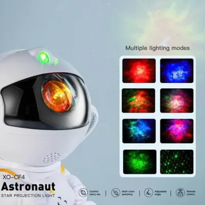 Ночник-проектор XO із проекцією зоряного неба CF4 mini Astronaut Sky White 5 Вт Білий (36958_3609661)