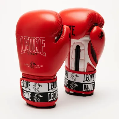 Боксерські рукавички Leone GN208 Iconic Red 14 унцій (GN208_Red_14oz) Боксерські рукавички Leone GN208 Iconic Red 14 унцій (GN208_Red_14oz)