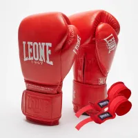 Боксерські рукавички Leone GN111 The Greatest Red 12 унцій (GN111_Red_12oz)