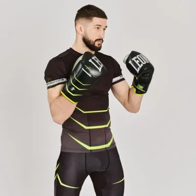 Боксерські рукавички Leone GN110F Revo Fluo Black 14 унцій (GN110F_Black_14oz) Боксерські рукавички Leone GN110F Revo Fluo Black 14 унцій (GN110F_Black_14oz)