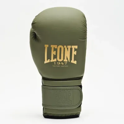 Боксерські рукавички Leone GN059G Military Edition Green 14 унцій (GN059G_Green_14oz)