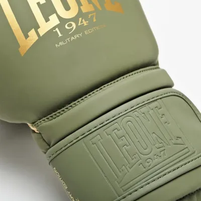 Боксерські рукавички Leone GN059G Military Edition Green 14 унцій (GN059G_Green_14oz)