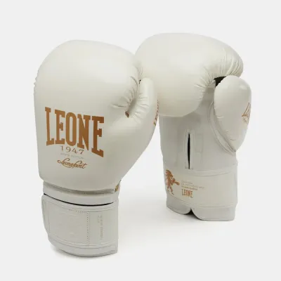 Боксерські рукавички Leone GN059W White Gold 14 унцій (GN059W_White_14oz)