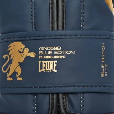 Боксерські рукавички Leone GN059B Blue Edition 12 унцій (GN059B_Blue_12oz)
