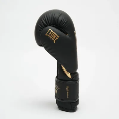 Боксерские перчатки Leone GN059D Black Gold 12 унций (GN059D_Bl/Gold_12oz)