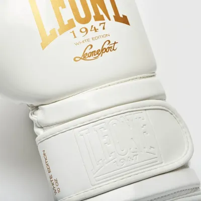 Боксерські рукавички Leone GN059W White Gold 10 унцій (GN059W_White_10oz)